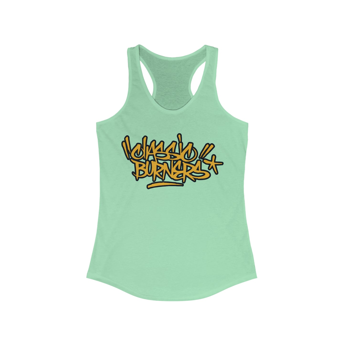 Women's Racerback Tank Classic Burners Logo