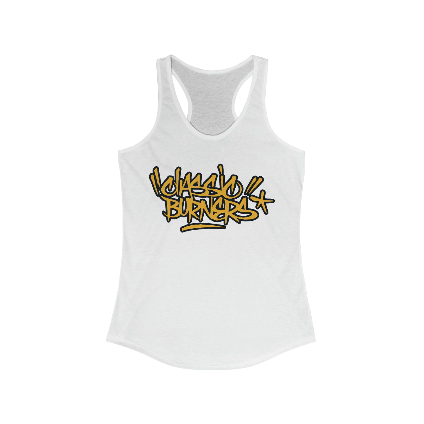 Women's Racerback Tank Classic Burners Logo