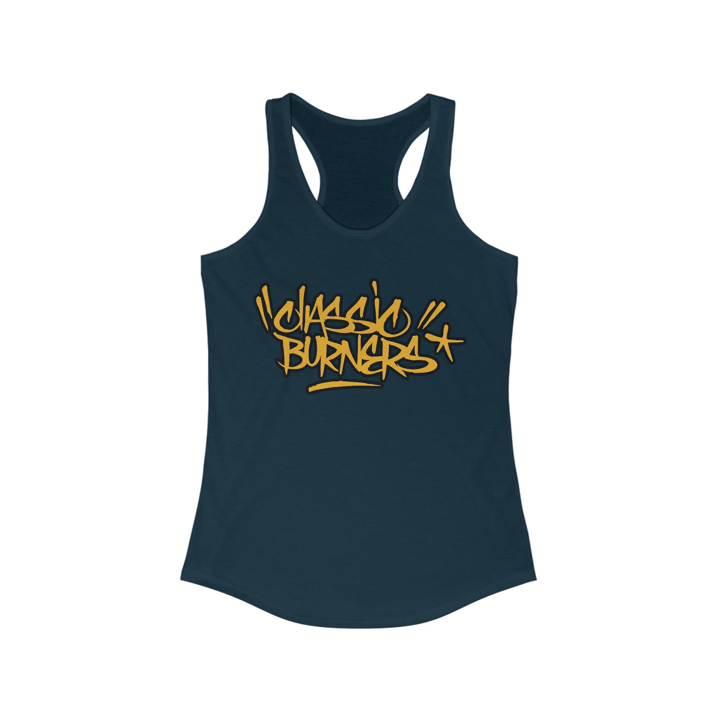 Women's Racerback Tank Classic Burners Logo