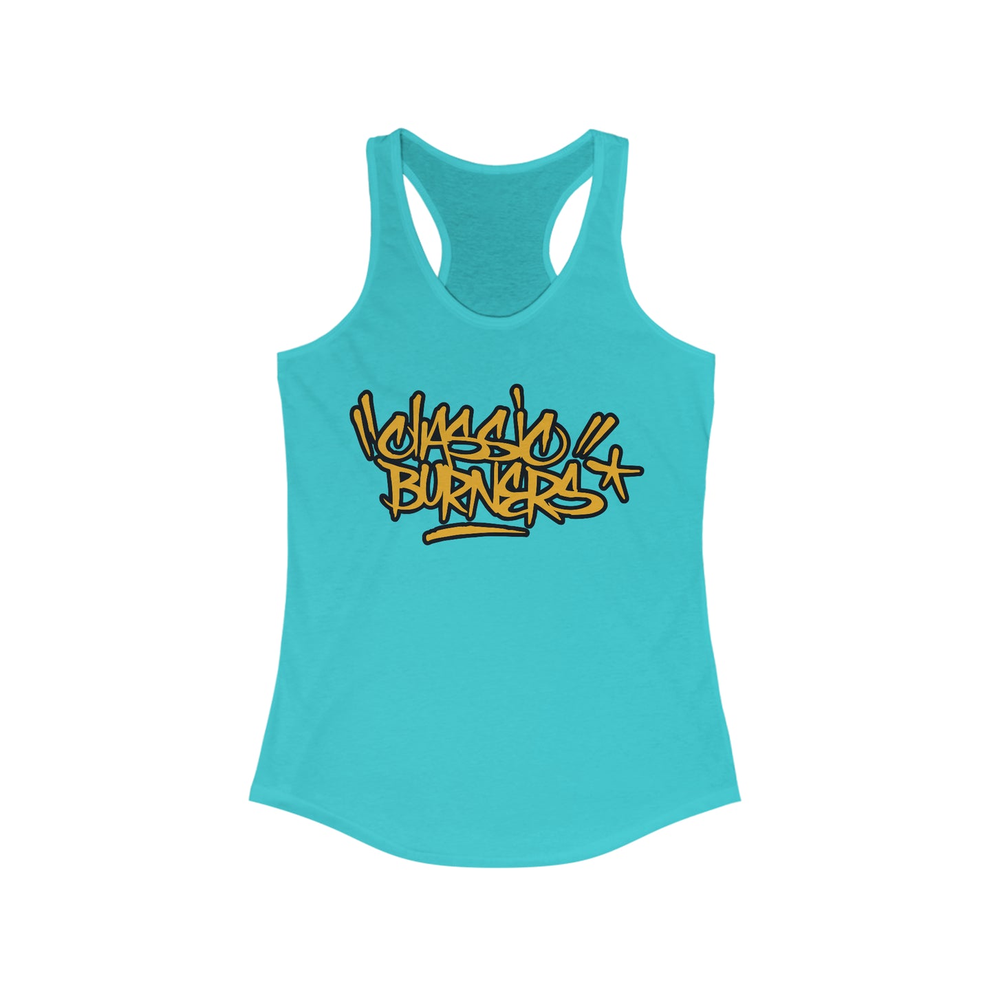 Women's Racerback Tank Classic Burners Logo