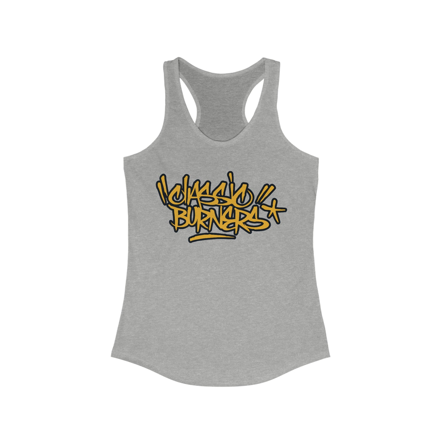 Women's Racerback Tank Classic Burners Logo